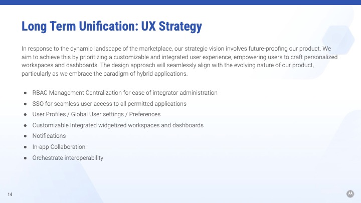 Long Term UX Strategy