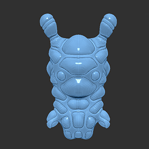 3D printed art toy