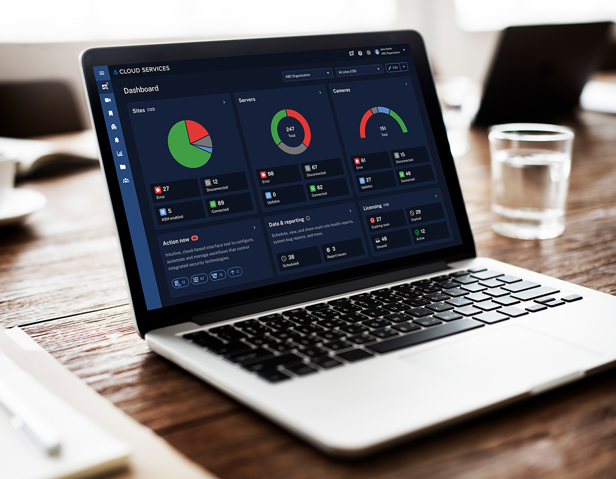 Avigilon Cloud Advanced System Health Dashboard